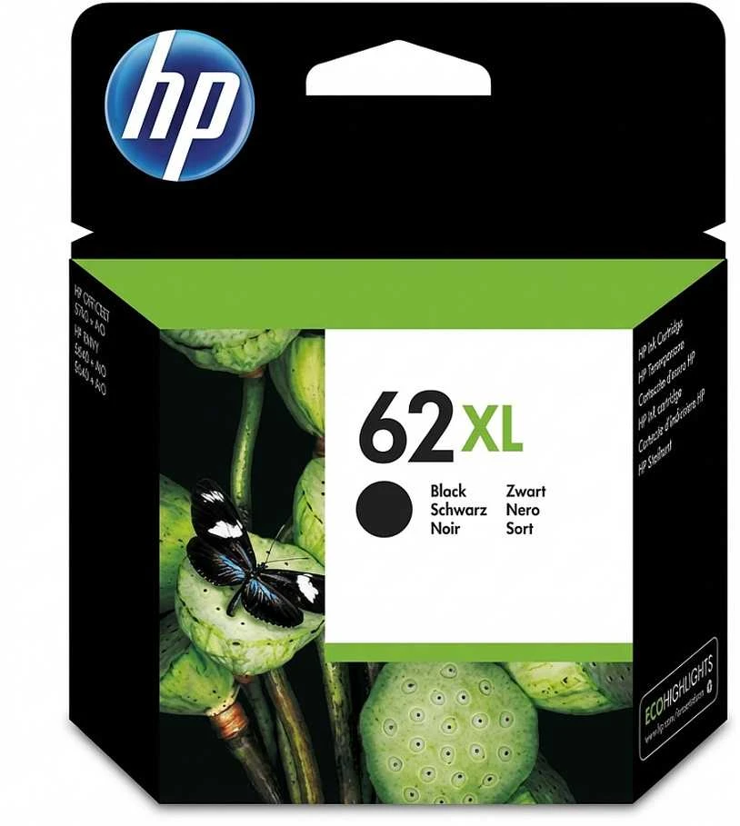 Hewlett Packard (HP) HP 62XL (C2P05AE) Rašalinė kasetė, Juoda