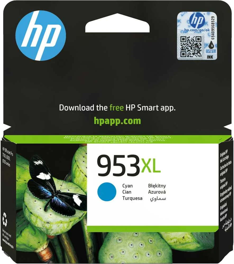 Hewlett Packard (HP) HP 953XL rašalo kasetė, žalsvai mėlyna
