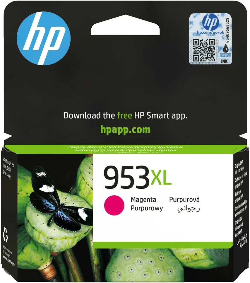 Hewlett Packard (HP) HP No.953 XL (F6U17AE), purpurinė kasetė rašaliniams spausdintuvams, 1600 psl.