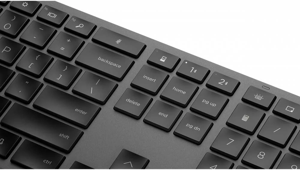 Hewlett Packard (HP) HP 975 USB + BT Dual-Mode Belaidė klaviatūra (EU)