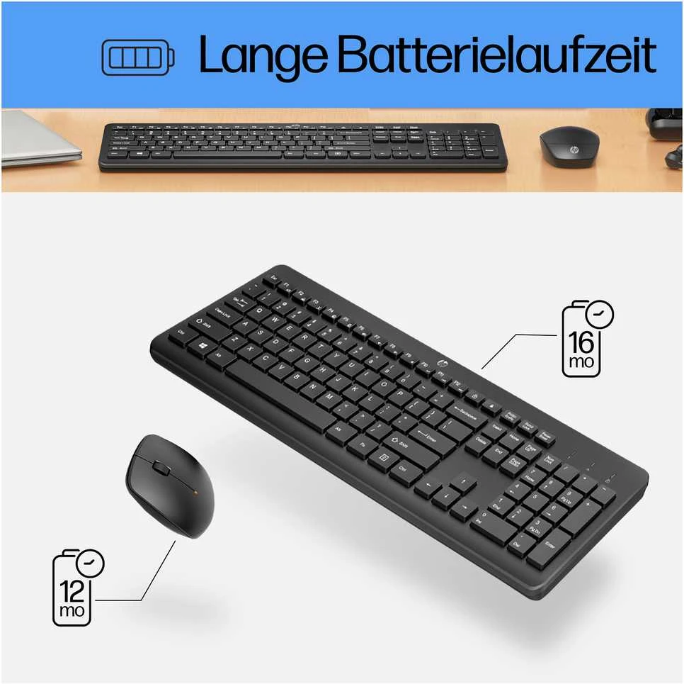 Klaviatūra Hewlett Packard (HP) HP 230 3L1F0AA DE maketas, baltas