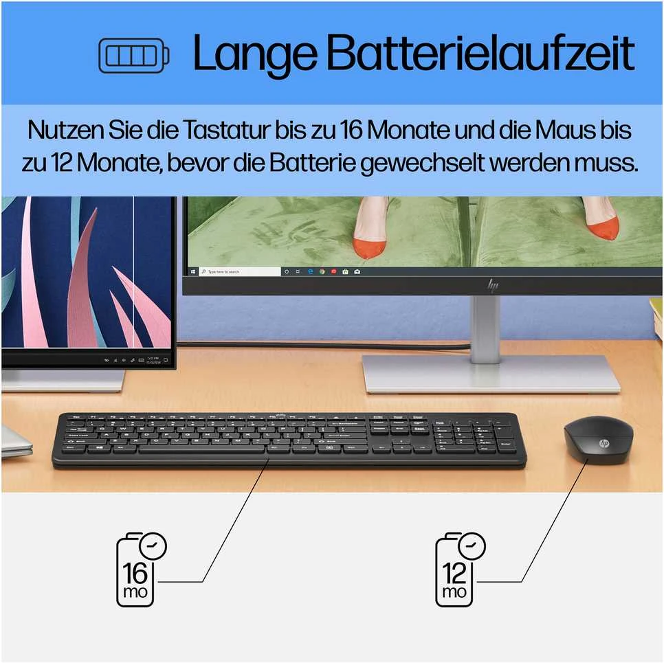 Klaviatūra Hewlett Packard (HP) HP 230 3L1F0AA DE maketas, baltas