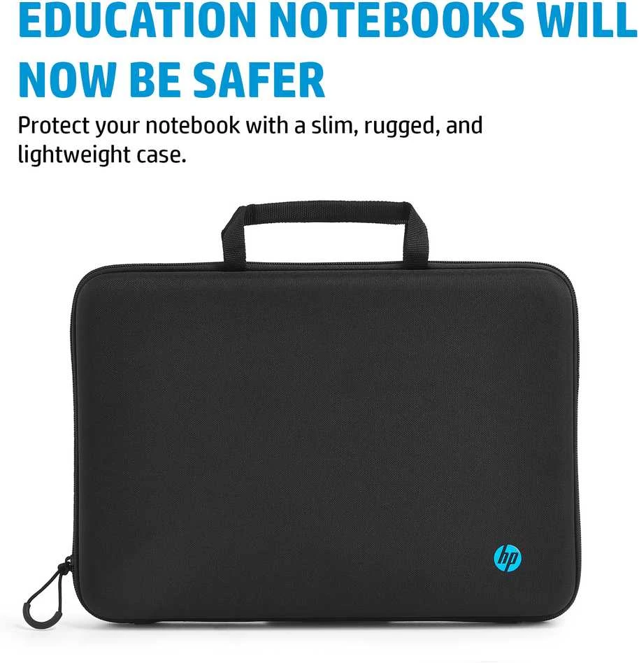 Hewlett Packard (HP) HP „Mobility Rugged“ 14 colių įstrižainės nešiojamasis kompiuteris, prie kurio galima prijungti viršutinį įkroviklį – juodas