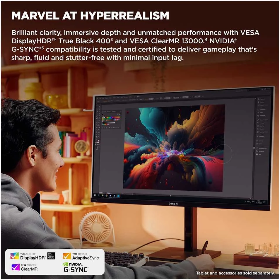 Monitorius HP OMEN Transcend – 240 Hz | 4K | OLED | 31,5 colio