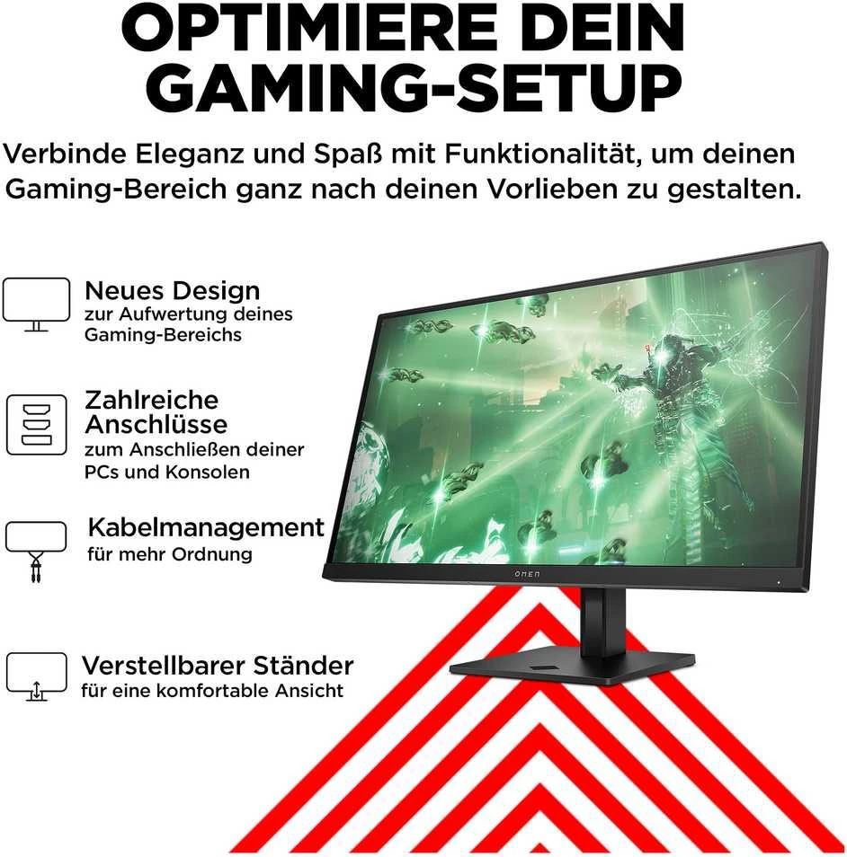 Monitorius HP OMEN 27q - 27'' | IPS | QHD | 1ms | 165Hz | HDR