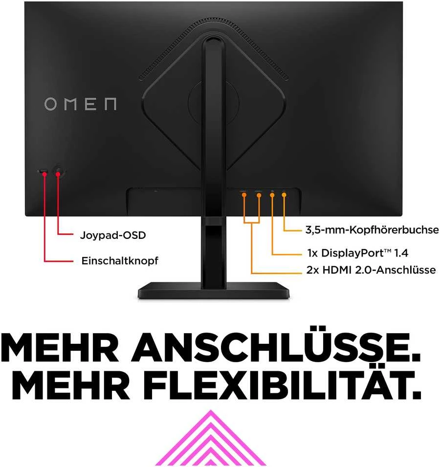 Monitorius HP OMEN 27q - 27'' | IPS | QHD | 1ms | 165Hz | HDR