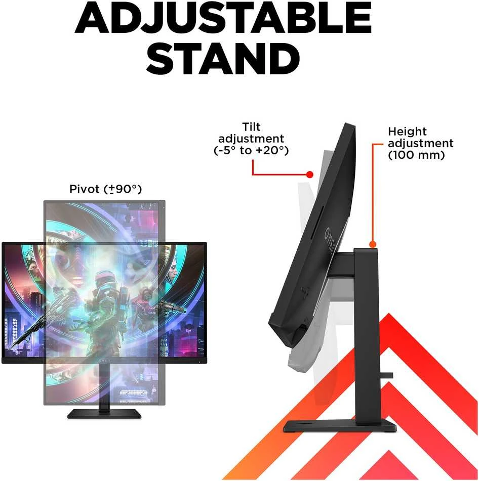 Žaidimų monitorius HP OMEN 27qs /QHD (2560 x 1440)/240Hz/ Gaming/IPS/400 nits/1 DisplayPort™ 1.4/ NVIDIA® G-SYNC®