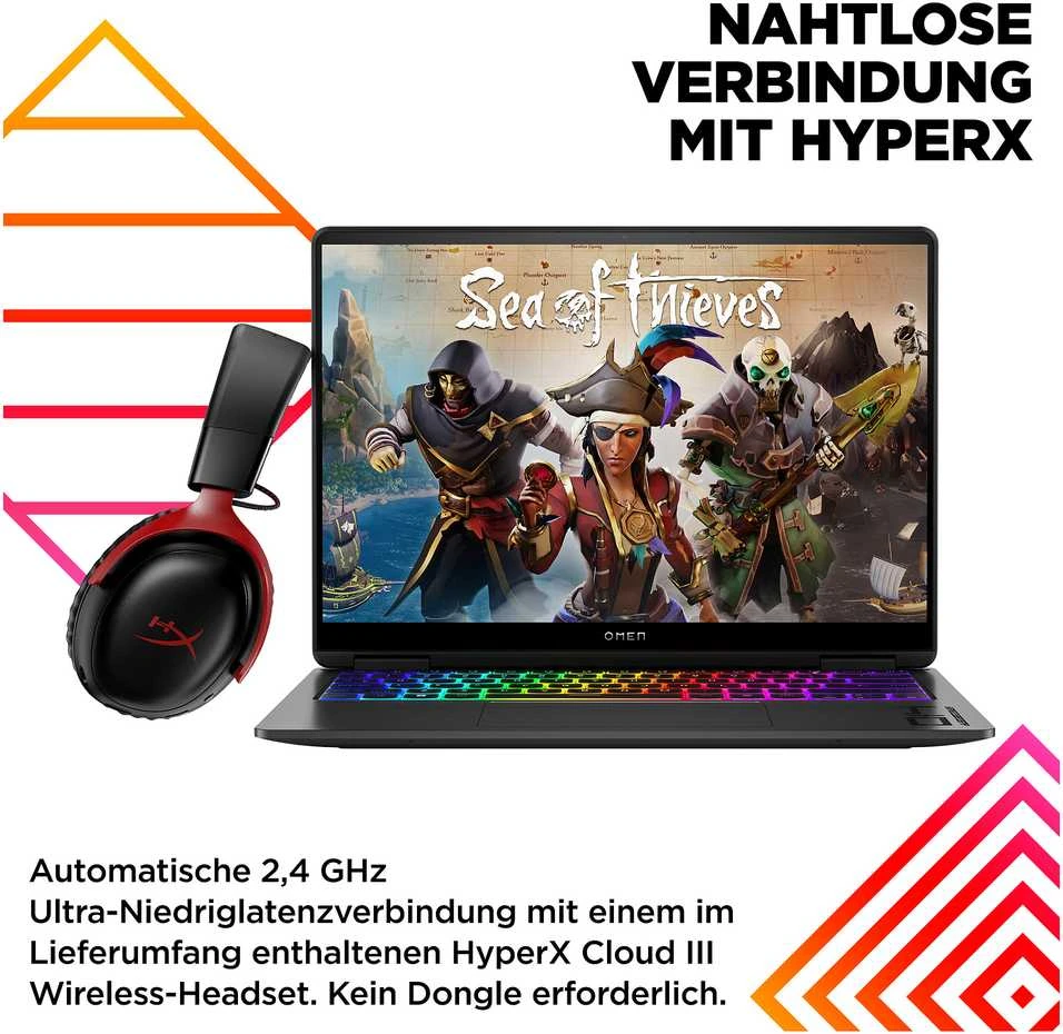 Nešiojamas kompiuteris HP OMEN 14-fb0073ng 14.0" 2.8k OLED 120Hz, Intel Core Ultra 7-155H, 16GB RAM, 1TB SSD, RTX 4060, Windows 11
