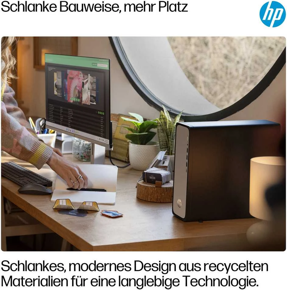 Stacionarus kompiuteris HP OmniDesk Slim S03-0455ng i5-14400 16GB/512GB SSD Windows 11 juodas