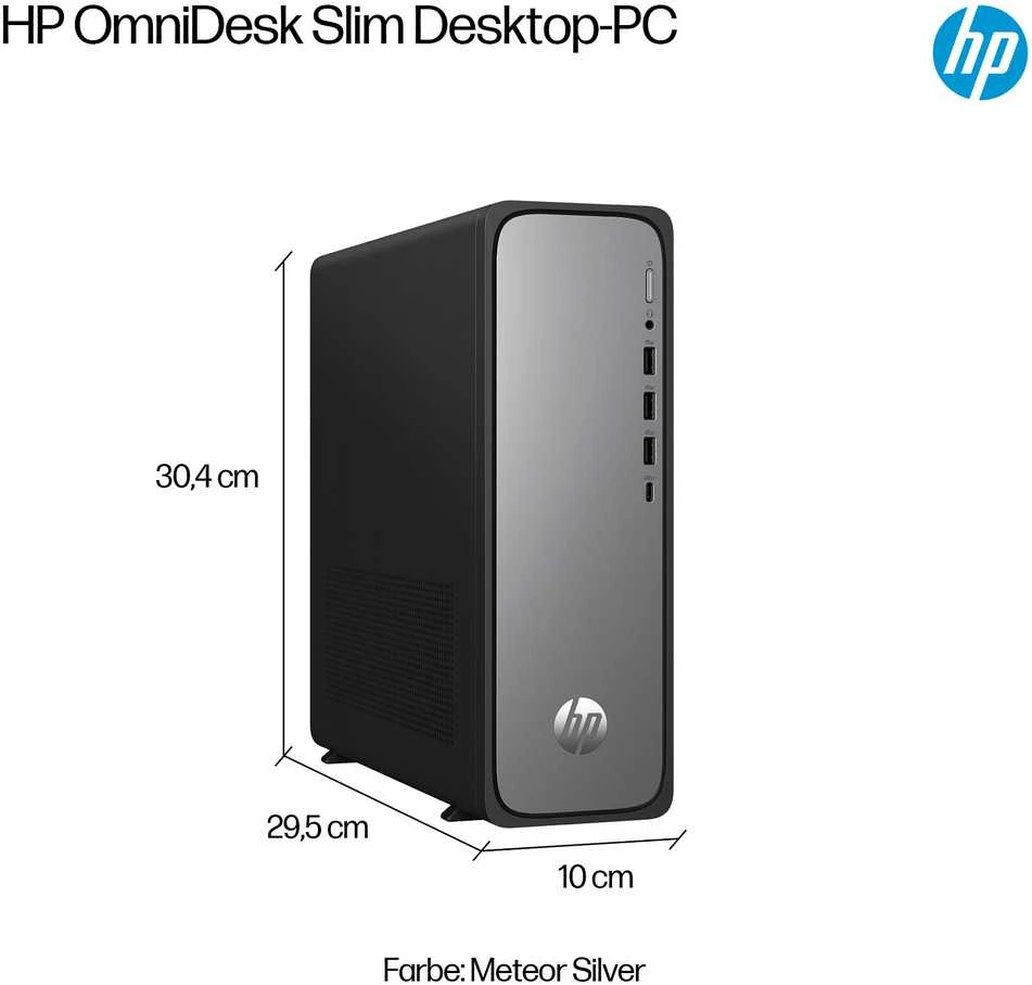 Stacionarus kompiuteris HP OmniDesk Slim S03-0475ng i7-14700 16GB/1TB SSD Windows 11 juodas