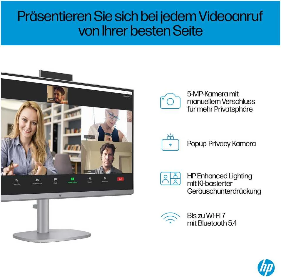 HP OmniStudio X 27 FHD IPS daugiafunkcis stacionarus kompiuteris Ultra 5-125H 16GB/512GB SSD Win11 27-cs0450ng