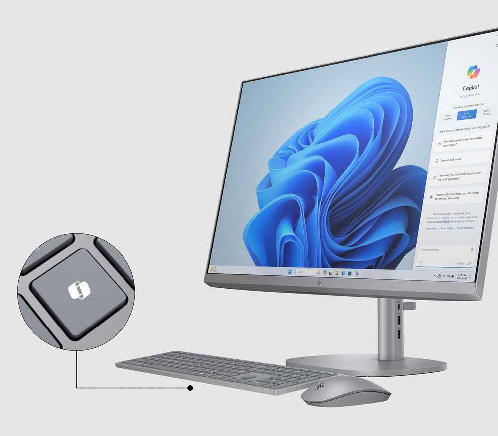 Stacionarus kompiuteris HP OmniStudio X 32" UHD IPS All-In-One | Ultra 7-155H | 32GB / 2TB SSD | RTX4050 | Win11 | 32-c0077ng