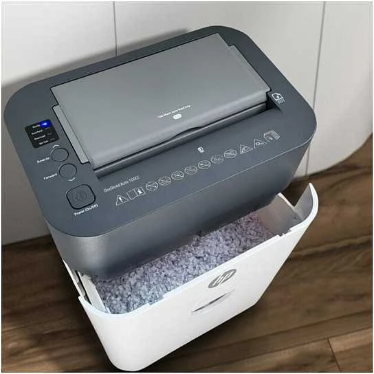 Popieriaus Smulkintuvas - HP Oneshred 100CC Baltas/Pilkas