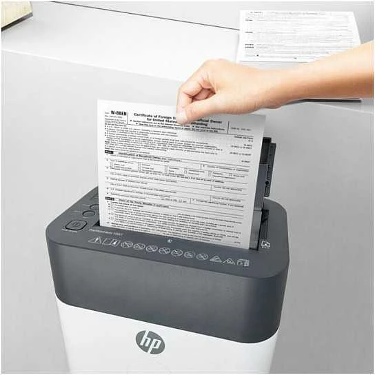 Popieriaus Smulkintuvas - HP Oneshred 100CC Baltas/Pilkas