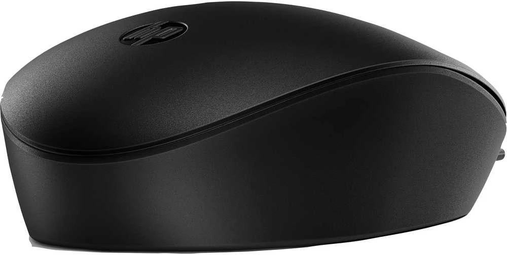 HP 125 USB Pelė su laidu, Sanitizable - Juodas