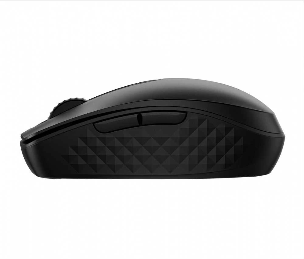 HP 695 Wireless Bluetooth Pelė – belaidis Qi-įkrovimas, programuojamas, 4 krypčių slinkimas – Juodas