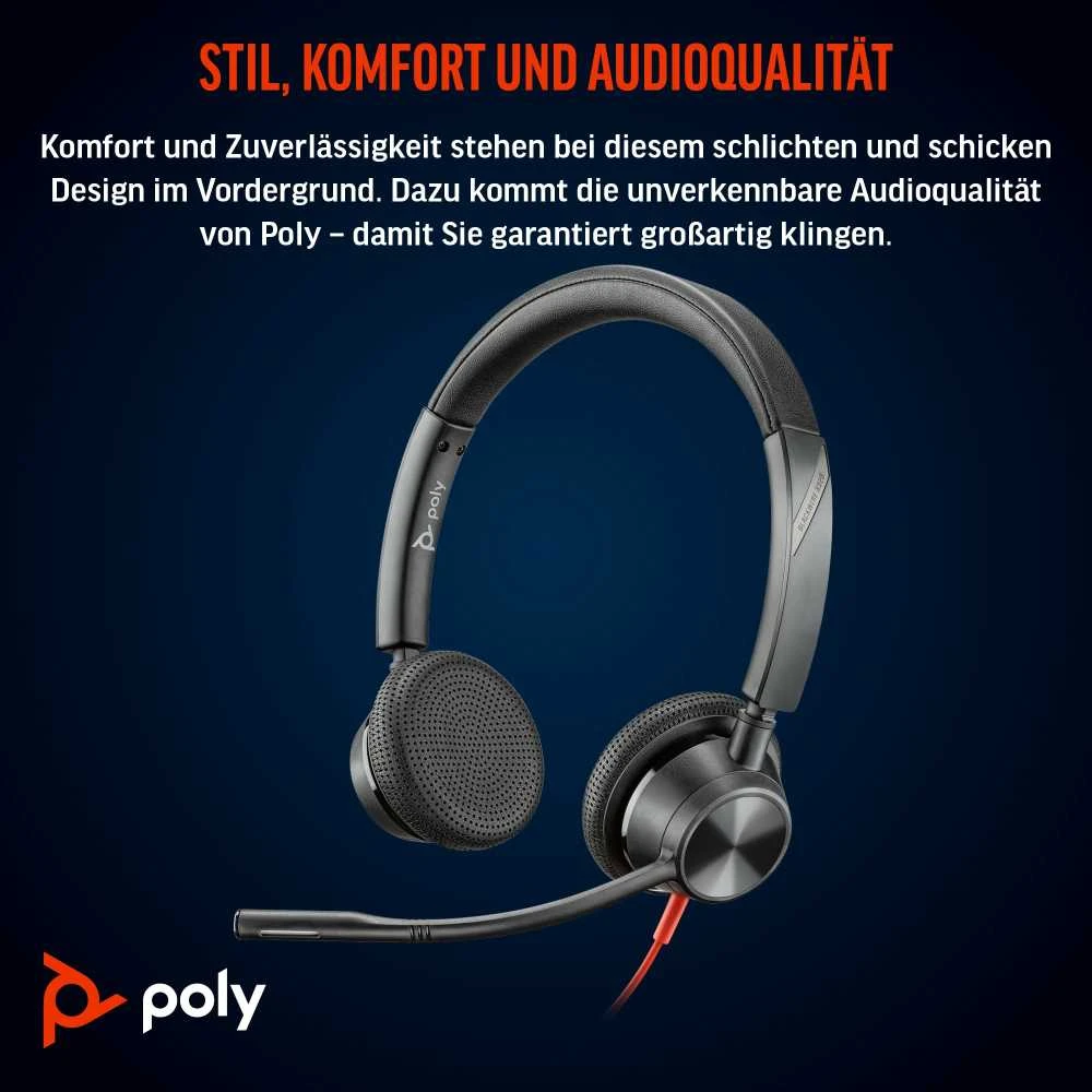 Ausinės HP Poly Blackwire 3325 – Blackwire 3300 serija