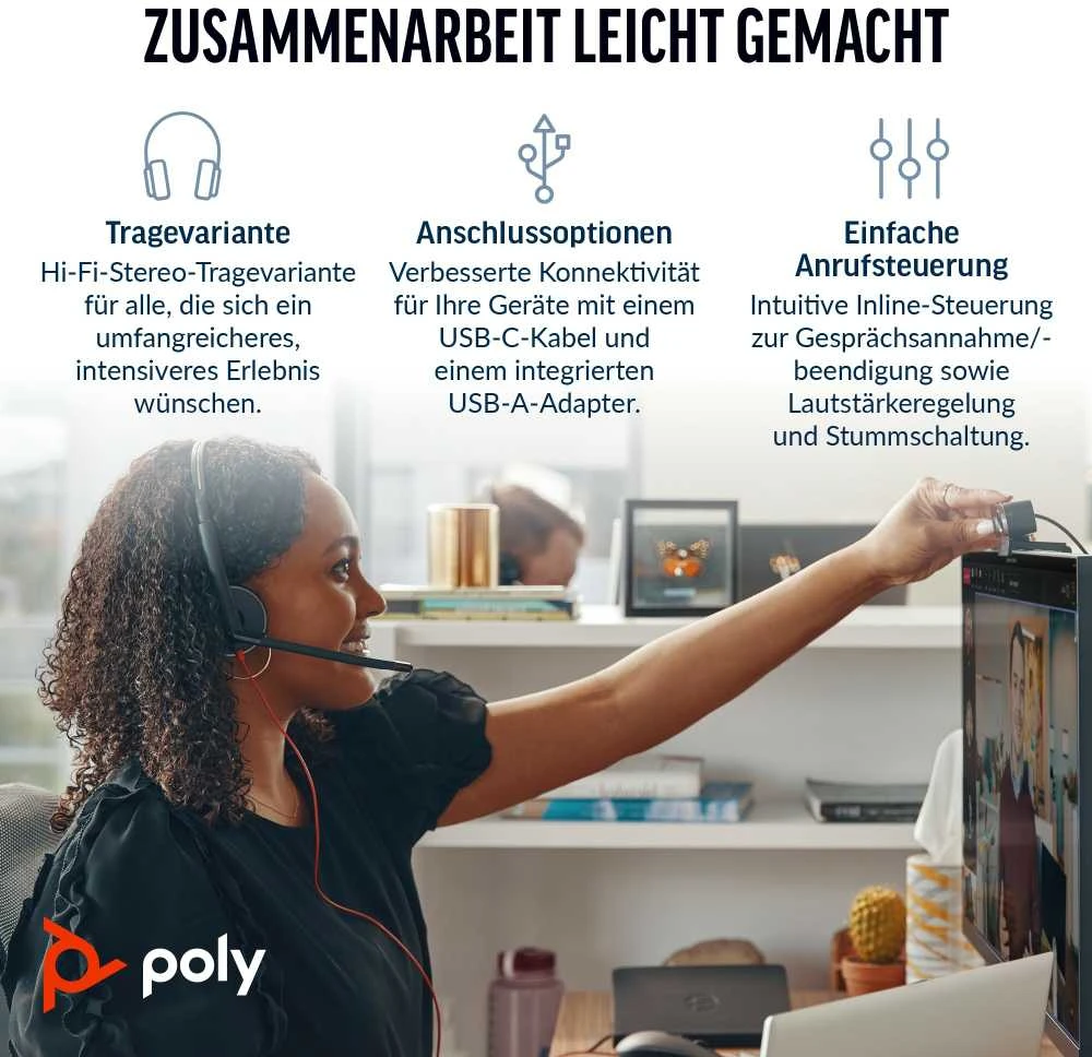Poly Blackwire, C3220 USB-C