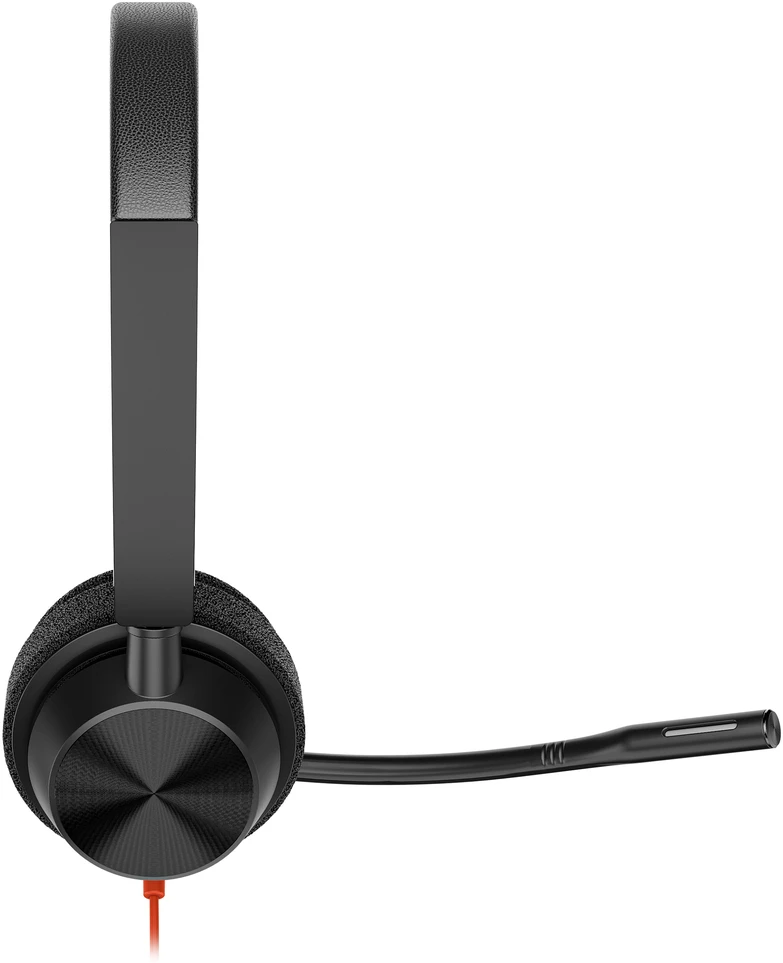 Hewlett Packard (HP) HP Poly Blackwire 3320 stereo ausinės su Microsoft Teams sertifikatu, USB-C + USB-C/A adapteris