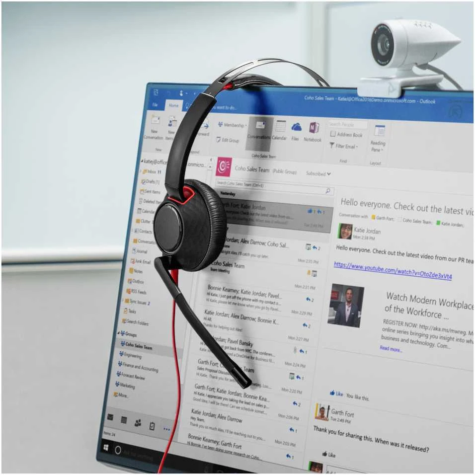 HP Poly Blackwire 5220 Stereo USB-C Ausinės +3.5mm Plug +USB-C/A Adapteris