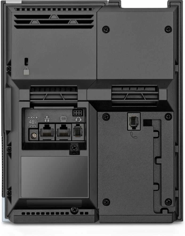„Telefonas HP Poly CCX 505“ verslo medijos telefonas su atviru SIP ir PoE palaikymu, VoIP telefonu