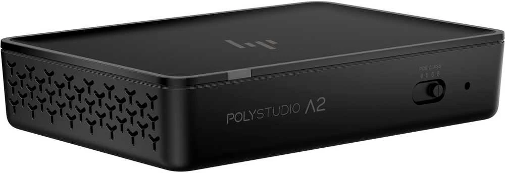 HP POLY Studio A2 garso tiltelis su Cat6a ir mikrofono prailginimo kabeliu bei B22x2AA#AC3 tvirtinimo plokšte