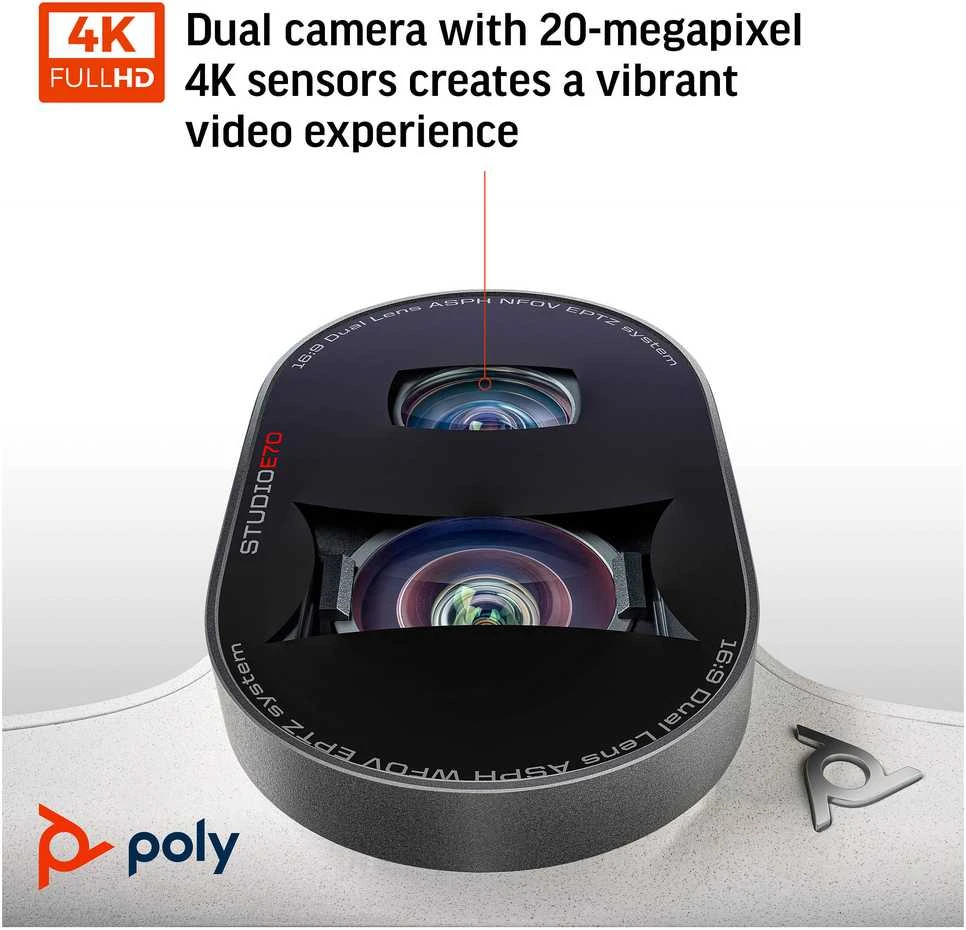 „HP Poly Studio E70“ vaizdo konferencijų kamera – 842F8AA
