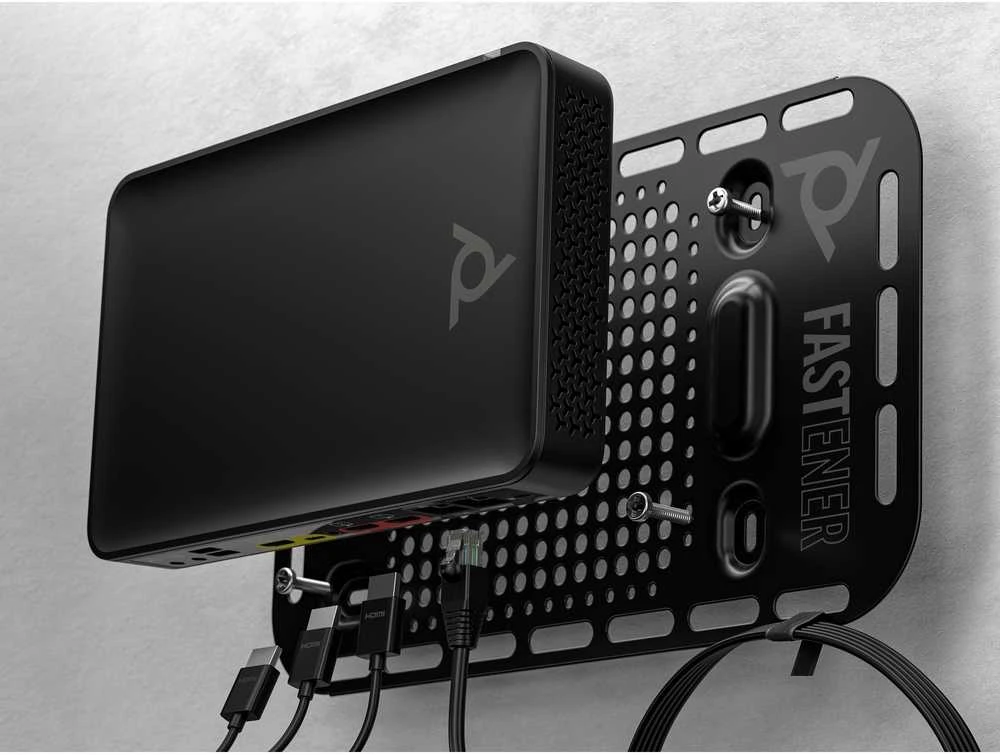 HP POLY „Studio G62“ vaizdo konferencijų sistema su A01KCAA montavimo plokščių komplektu