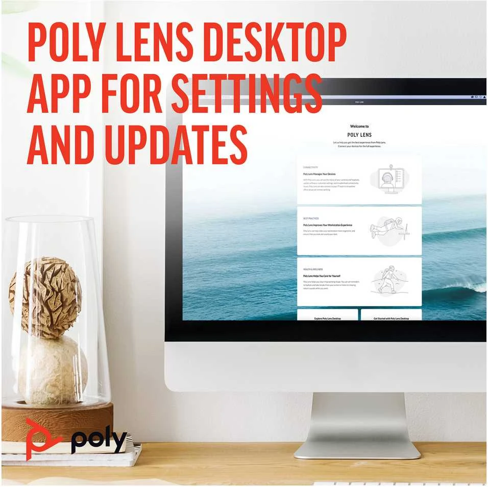 Hewlett Packard (HP) HP Poly „Poly Sync 40“ „Microsoft Teams“ sertifikuotas garsiakalbinis telefonas