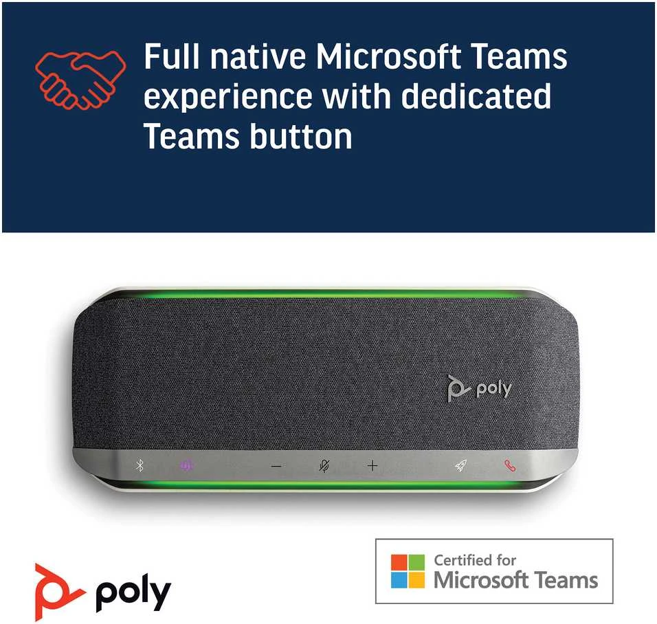 Hewlett Packard (HP) HP Poly „Poly Sync 40“ „Microsoft Teams“ sertifikuotas garsiakalbinis telefonas