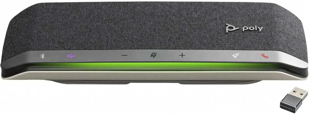 Hewlett Packard (HP) HP Poly Sync 40+ Microsoft Teams sertifikuotas USB-A USB-C garsiakalbis + BT700 USB-A adapteris