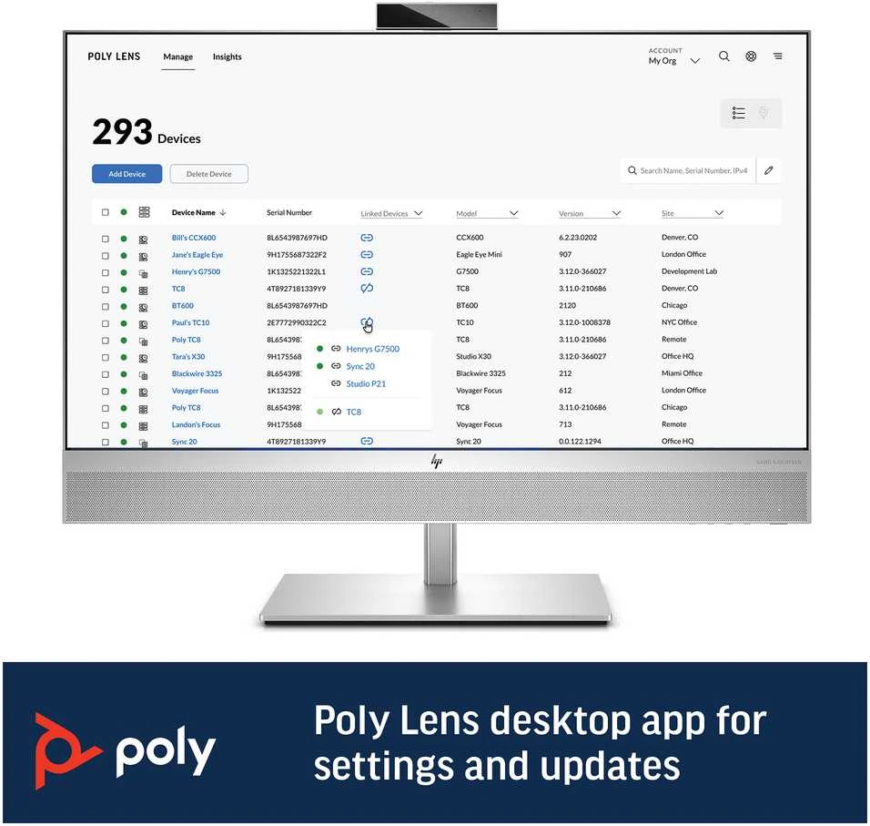 HP Poly Sync 60 Microsoft Teams sertifikuotas garsiakalbis