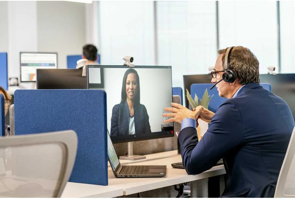 HP Poly Voyager 4320“ „Microsoft Teams“ sertifikuotos belaidės ausinės (be įkrovimo stovo) | juodos