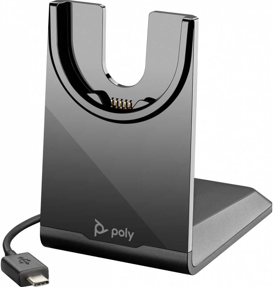 Poly Voyager ausinių įkrovimo stovas su USB-C jungtimi