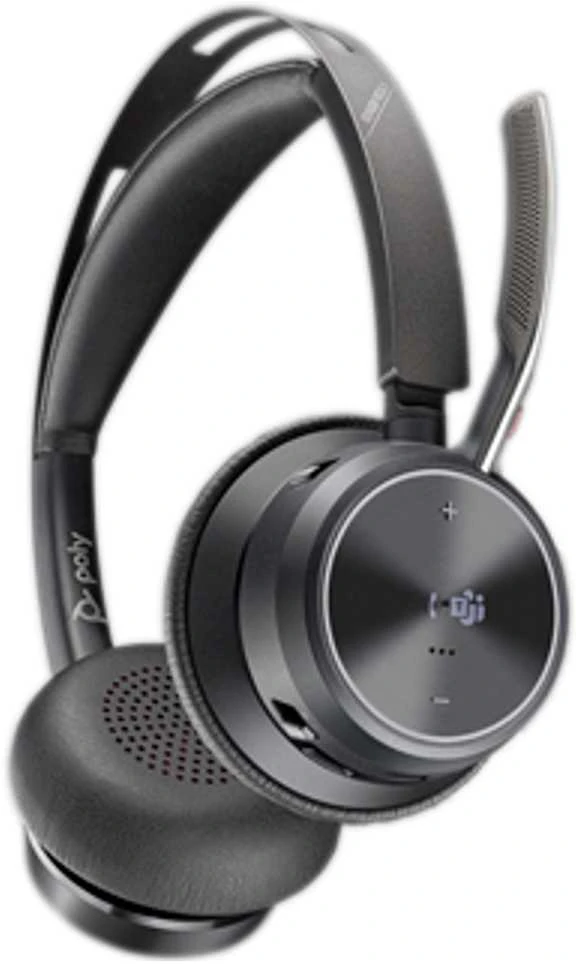 HP Poly Voyager Focus 2-M USB-C-C Ausinės USB-C/A Adapteris Charging Stovas