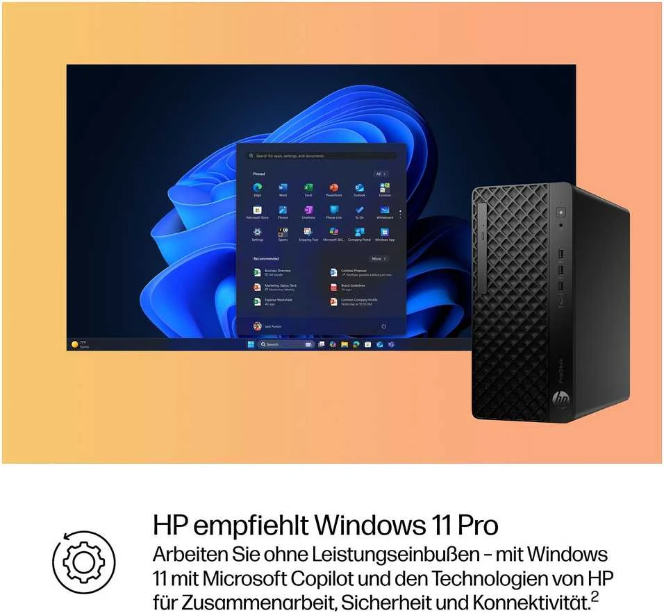 Stacionarus kompiuteris HP ProDesk 4 G1i AI bokštas CU7 265/32GB/512GB/W11Pro