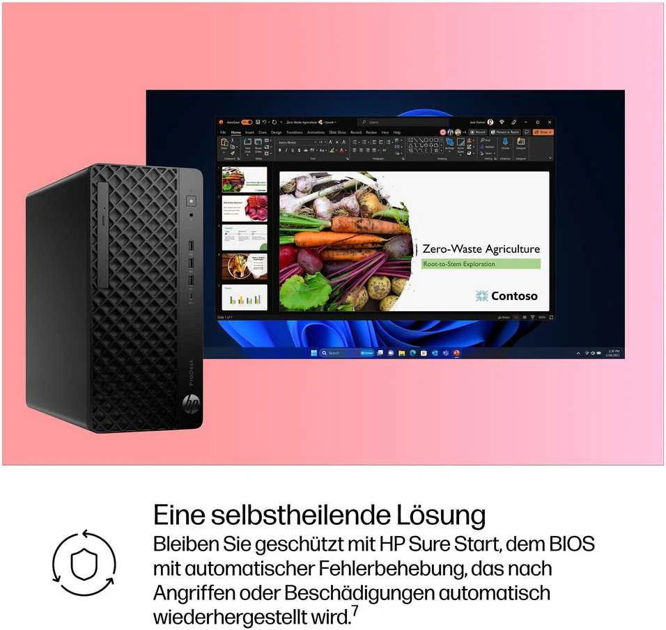 Stacionarus kompiuteris HP ProDesk 4 G1i AI bokštas CU7 265/32GB/512GB/W11Pro