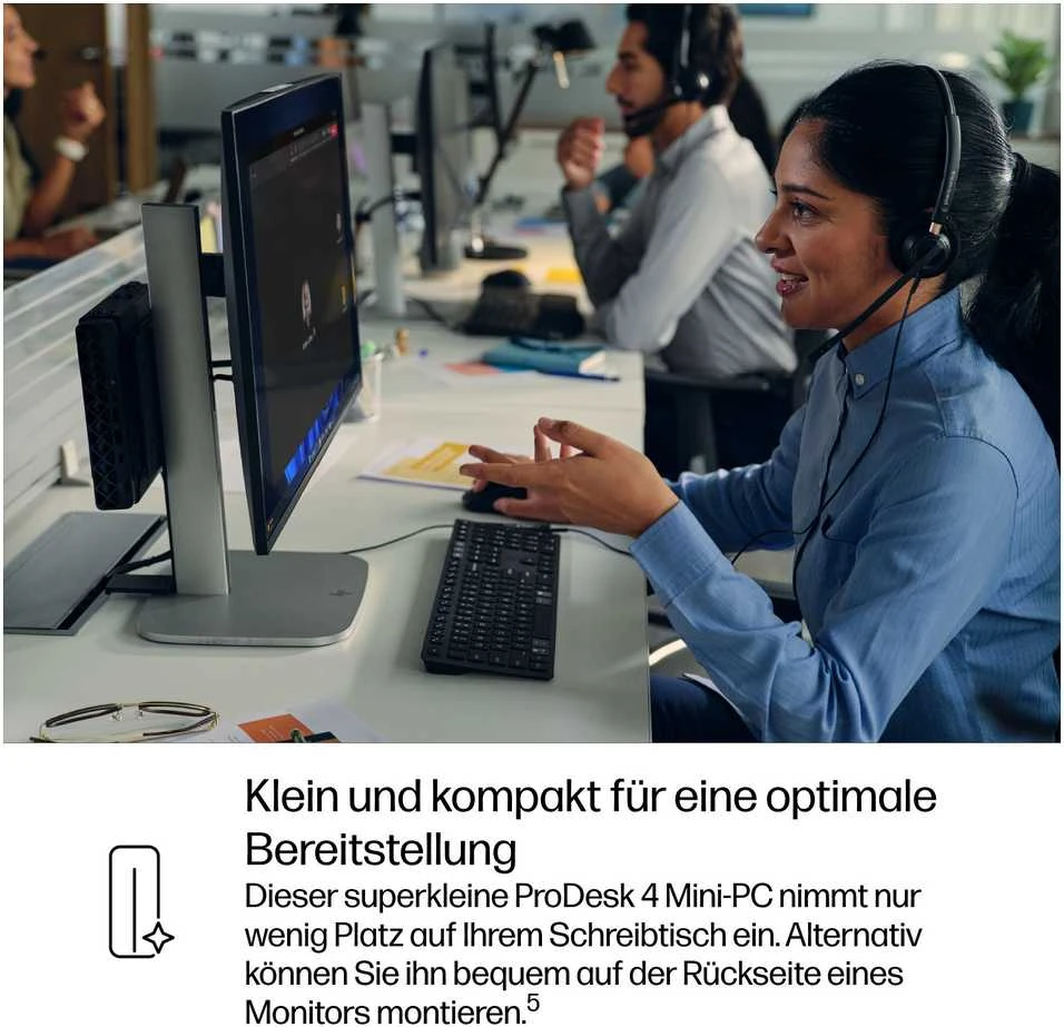 Stacionarus kompiuteris HP PRODESK 4 MINI G1I U5-235T - 24G 512G W11P WIFI6E USB-C 100W