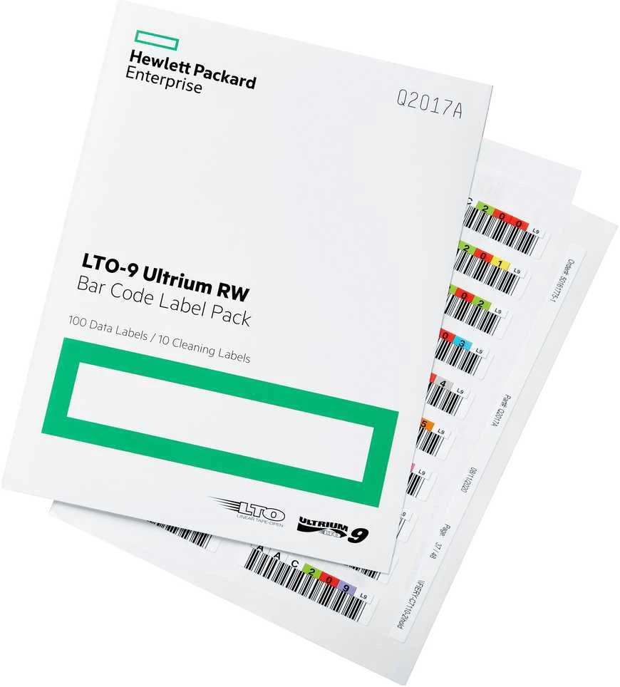 Hewlett Packard (HP) HPE HPE Q2017A brūkšninio kodo etiketė, daugiaspalvė