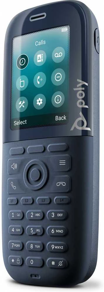 HP Poly Rove 30 DECT, DECT telefonas, belaidis ragelis, skambintojo ID, juodas
