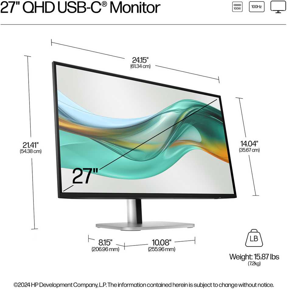 Monitorius HP Series 5 Pro 527pu (9E0G5AA)