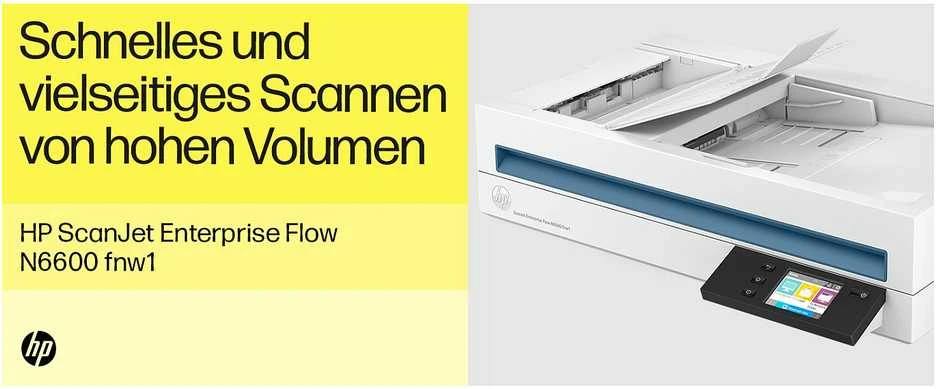 Skeneris Hewlett Packard (HP) HP SCANJET N6600FNW1 - 100 PPM TOUCHSCREEN