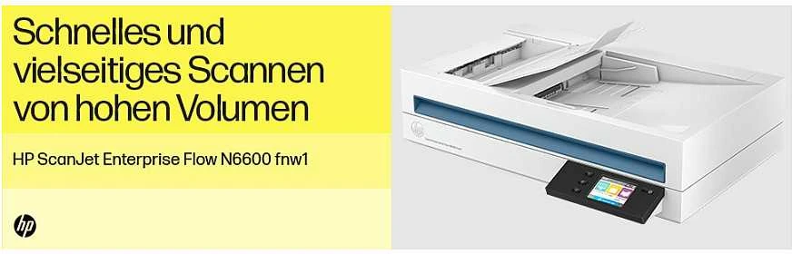 Skeneris Hewlett Packard (HP) HP SCANJET N6600FNW1 - 100 PPM TOUCHSCREEN