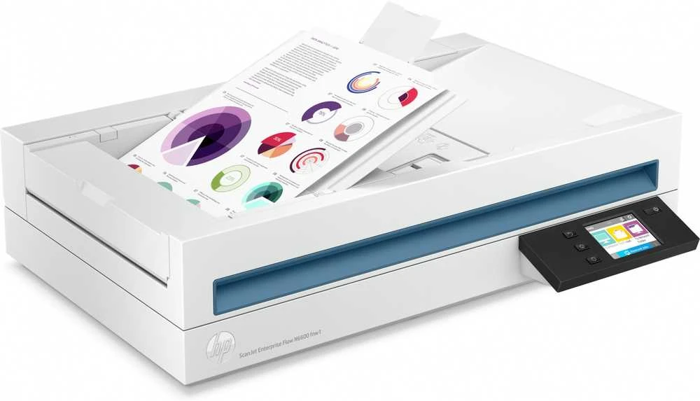 Skeneris Hewlett Packard (HP) HP SCANJET N6600FNW1 - 100 PPM TOUCHSCREEN