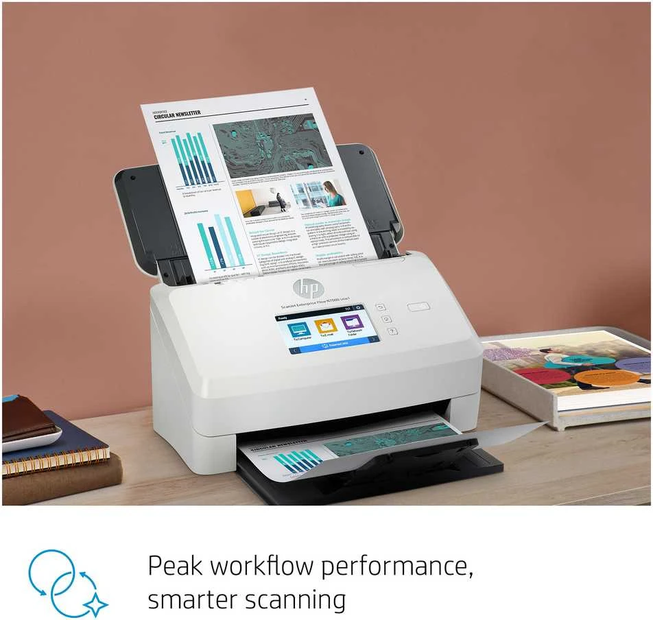 Hewlett Packard (HP) Skeneris HP Scanjet Enterprise Flow N7000 lapų tiekimo skaitytuvas