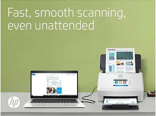 Hewlett Packard (HP) Skeneris HP Scanjet Enterprise Flow N7000 lapų tiekimo skaitytuvas