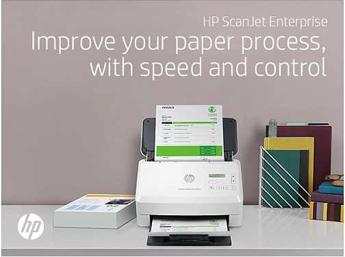Hewlett Packard (HP) Skeneris HP Scanjet Enterprise Flow 5000 s5 lapų tiekimo skaitytuvas