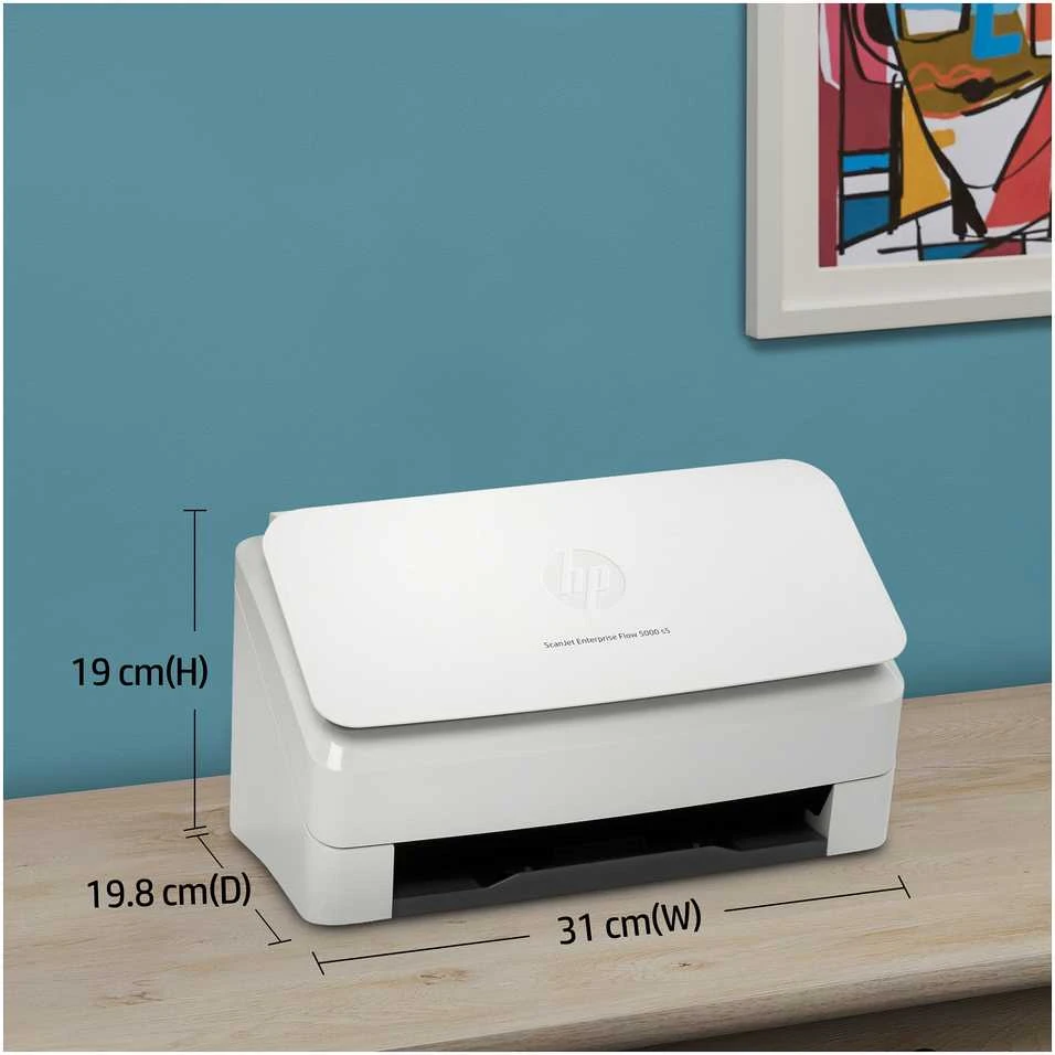 Hewlett Packard (HP) Skeneris HP Scanjet Enterprise Flow 5000 s5 lapų tiekimo skaitytuvas