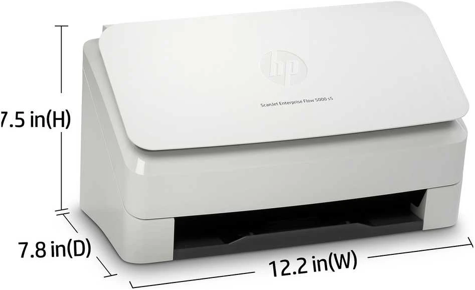 Hewlett Packard (HP) Skeneris HP Scanjet Enterprise Flow 5000 s5 lapų tiekimo skaitytuvas