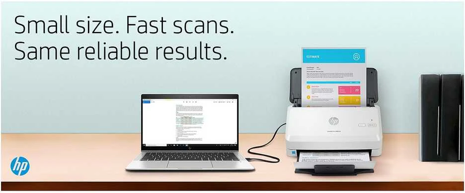 Hewlett Packard (HP) Skeneris HP Scanjet Pro 3000 s4 lapų tiekimo skaitytuvas